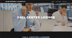 Desktop Screenshot of callcenterlicense.com